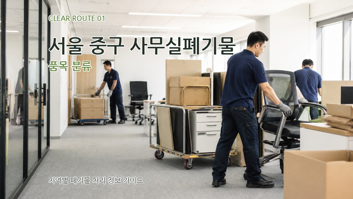 서울 중구 사무실폐기물