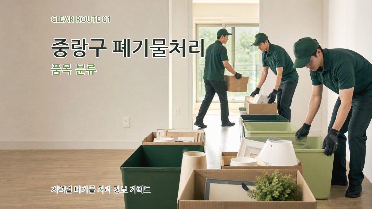 중랑구 폐기물처리