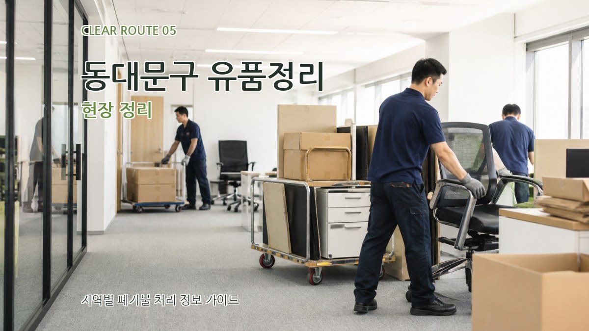 동대문구 유품정리 현장 정리