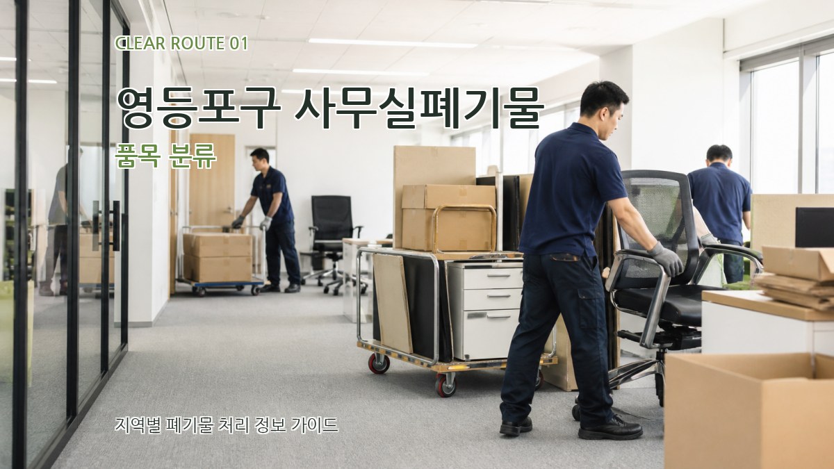 영등포구 사무실폐기물