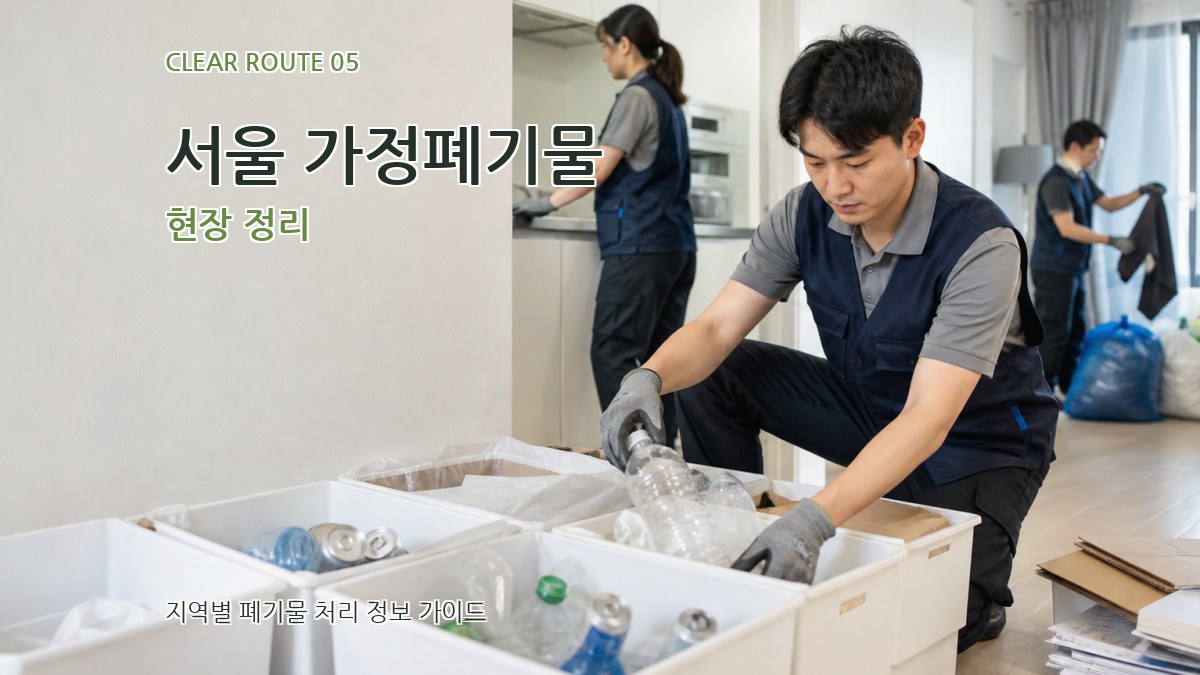 서울 가정폐기물 현장 정리