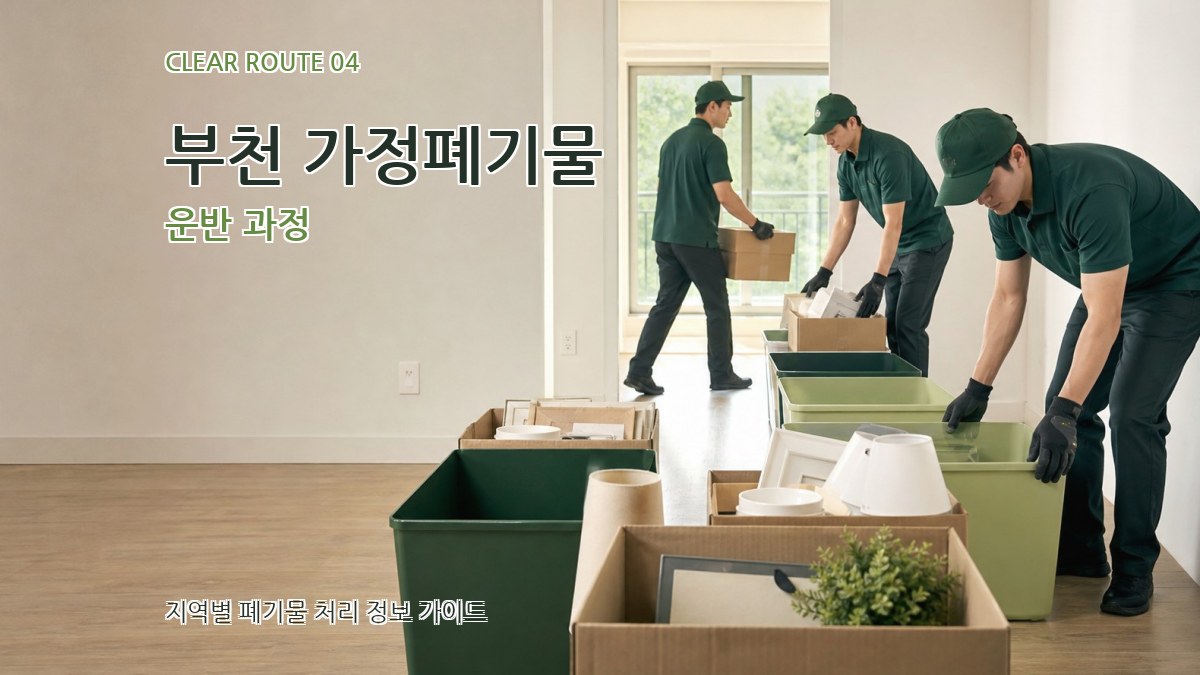 부천 가정폐기물 운반 과정