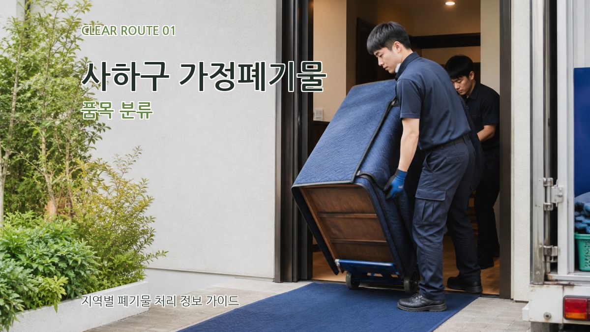 사하구 가정폐기물