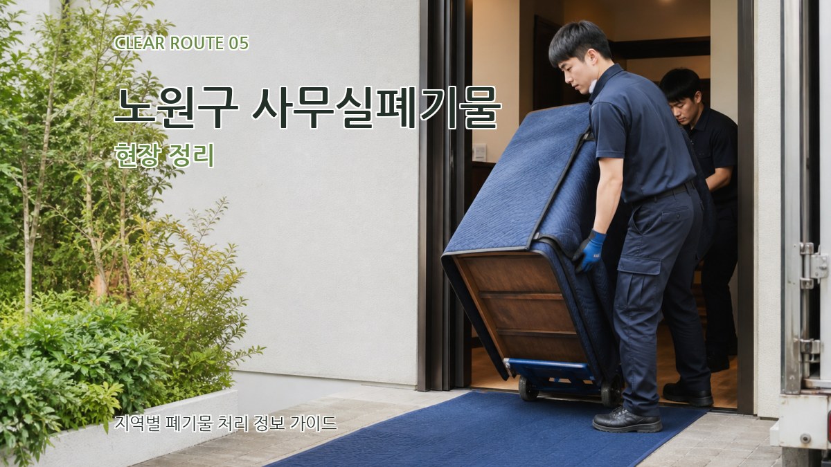 노원구 사무실폐기물 현장 정리