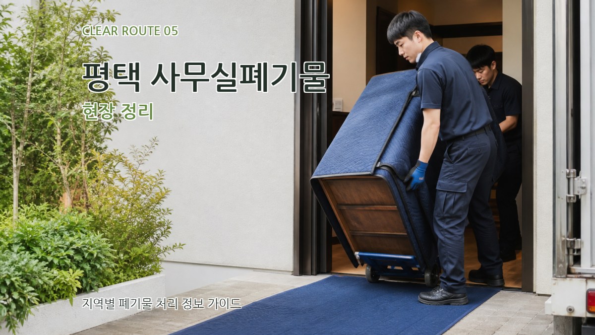평택 사무실폐기물 현장 정리