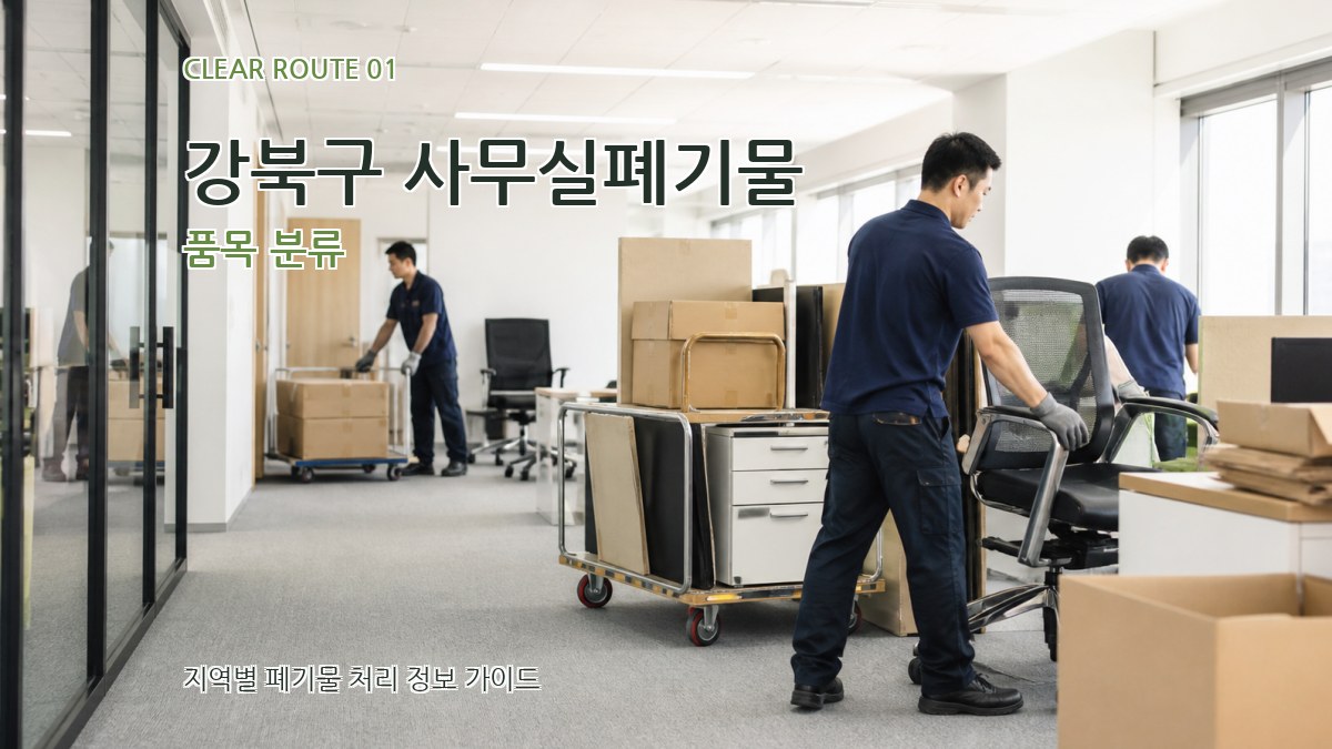 강북구 사무실폐기물