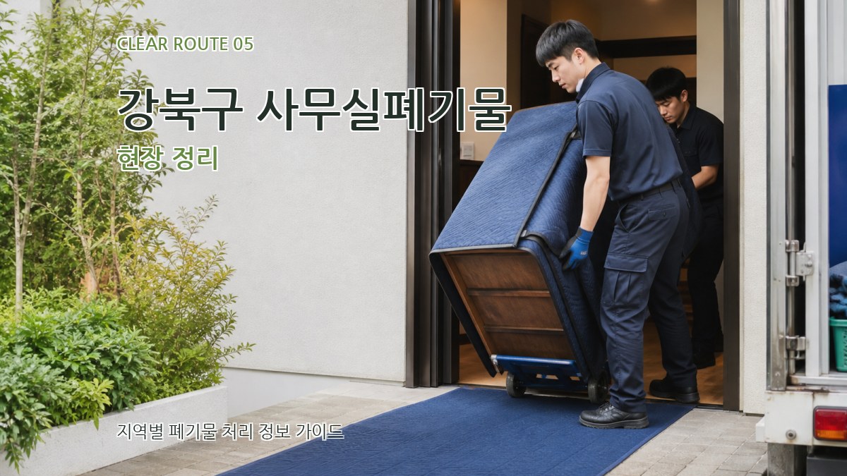 강북구 사무실폐기물 현장 정리