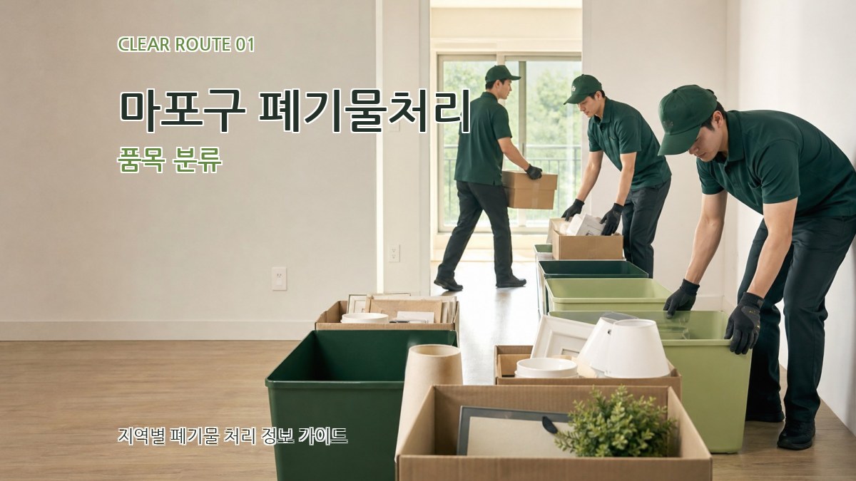 마포구 폐기물처리