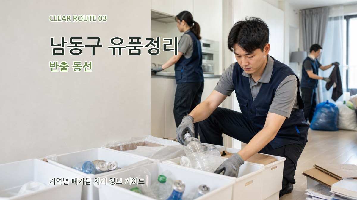 남동구 유품정리 반출 동선