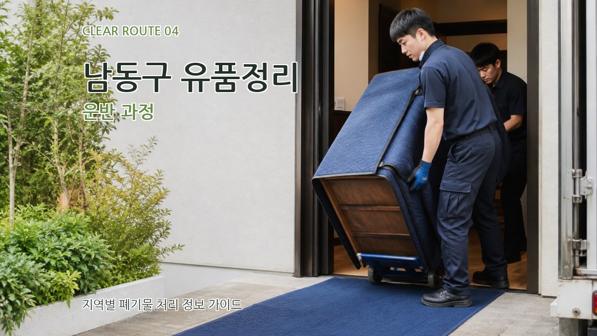 남동구 유품정리 운반 과정