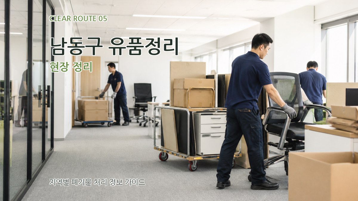 남동구 유품정리 현장 정리