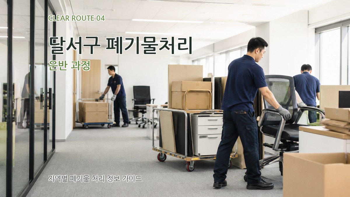 달서구 폐기물처리 운반 과정