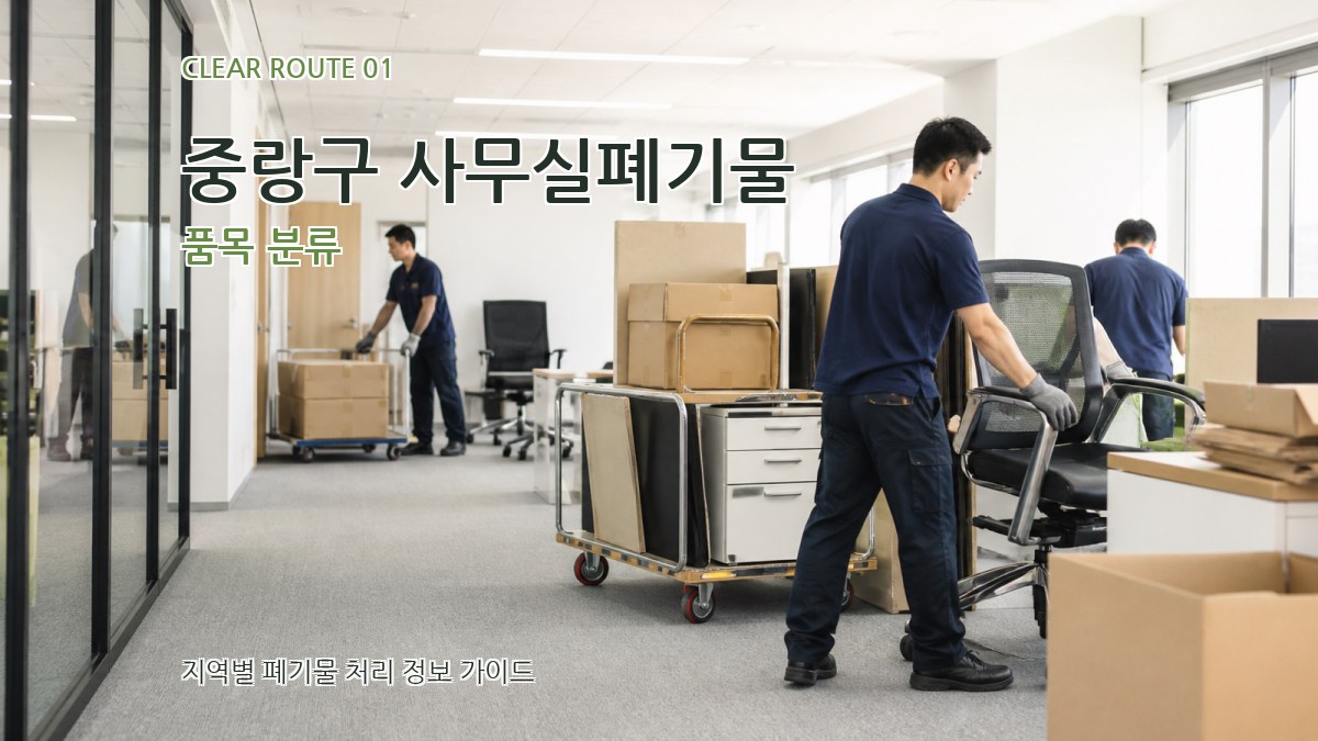 중랑구 사무실폐기물