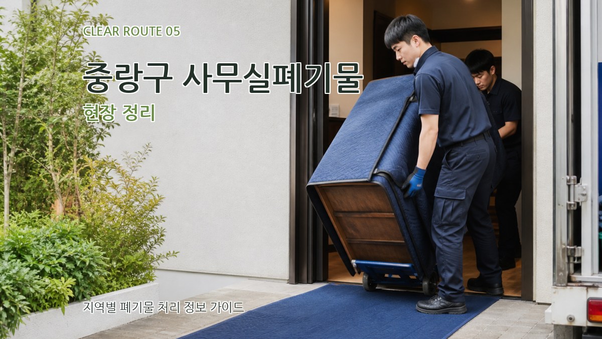 중랑구 사무실폐기물 현장 정리