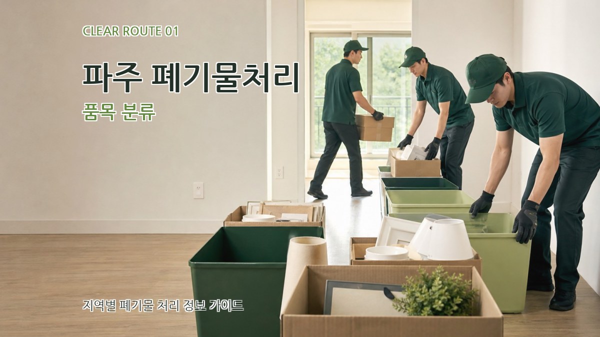 파주 폐기물처리