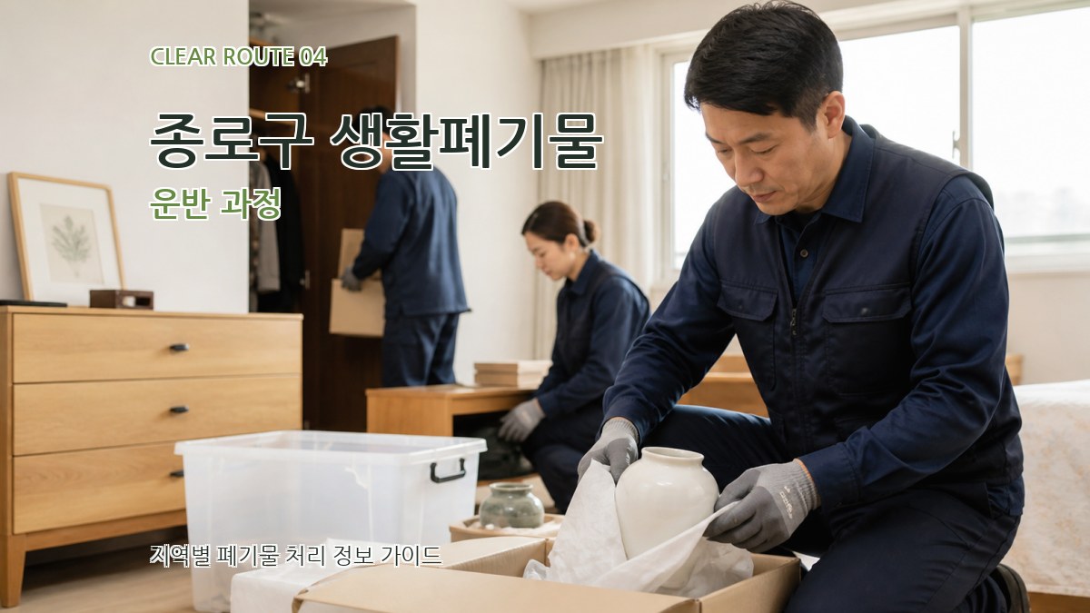 종로구 생활폐기물 운반 과정