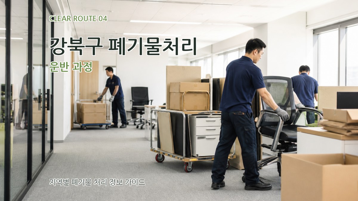 강북구 폐기물처리 운반 과정