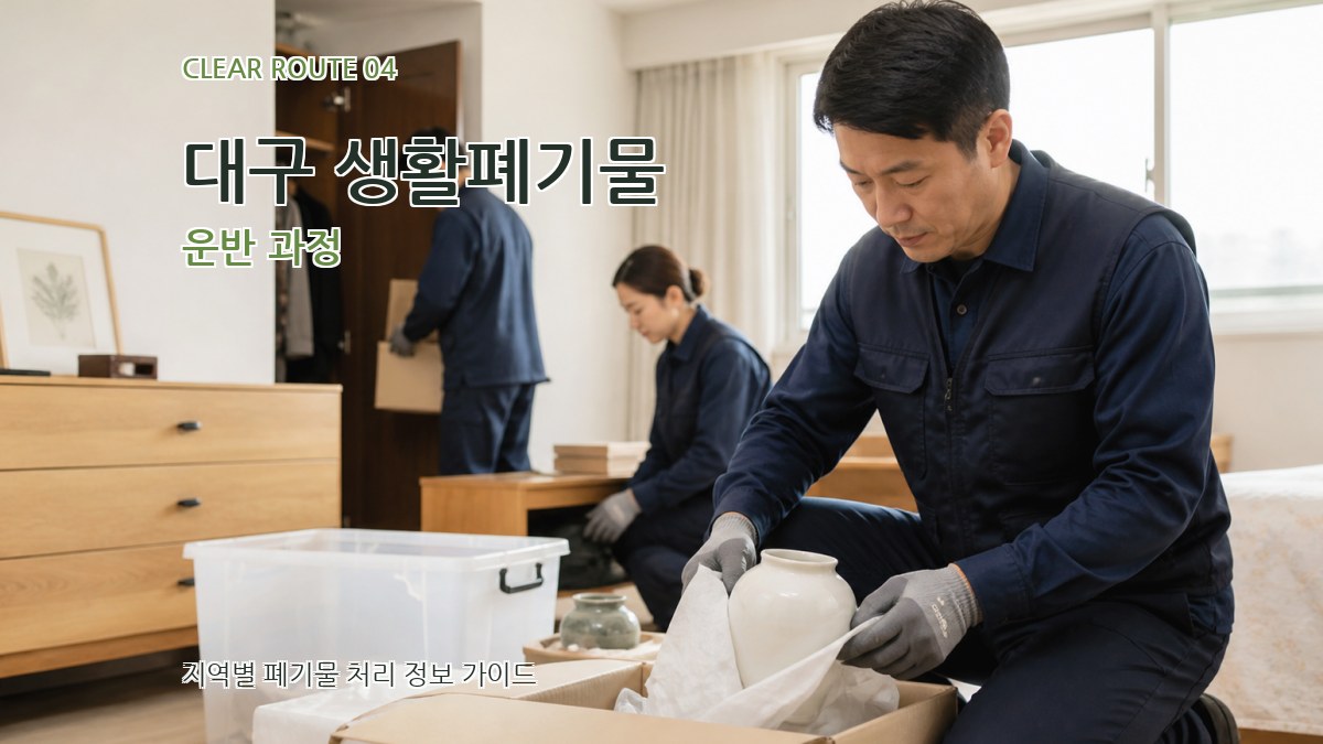 대구 생활폐기물 운반 과정