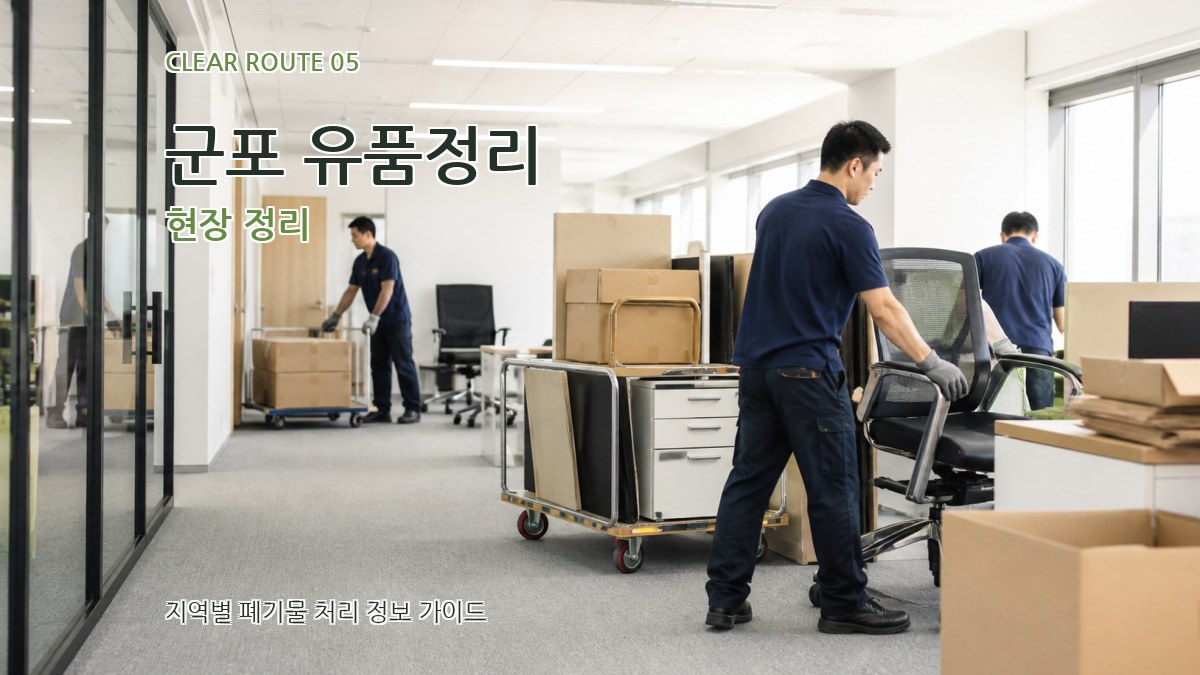 군포 유품정리 현장 정리