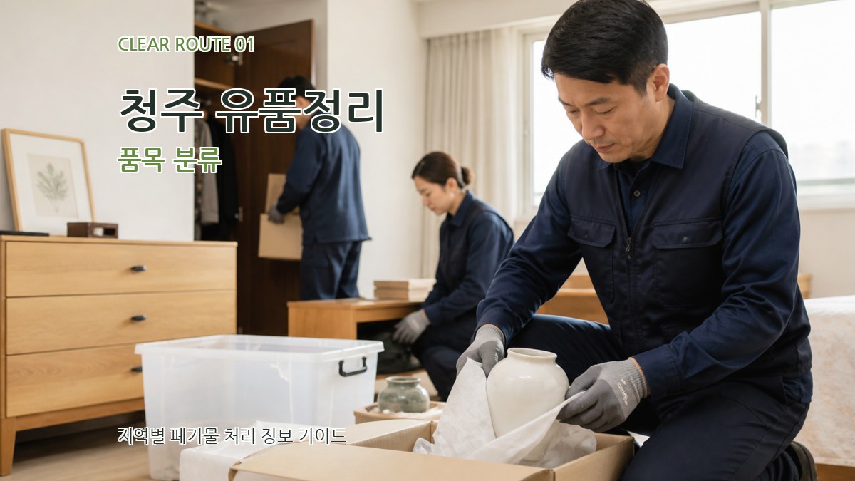 청주 유품정리