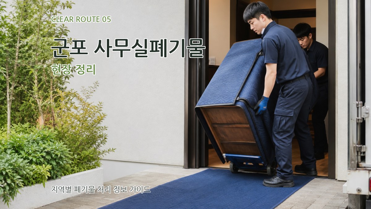 군포 사무실폐기물 현장 정리