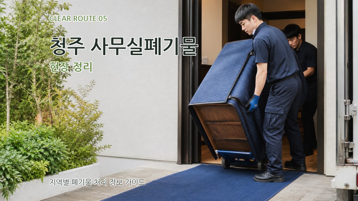 청주 사무실폐기물 현장 정리