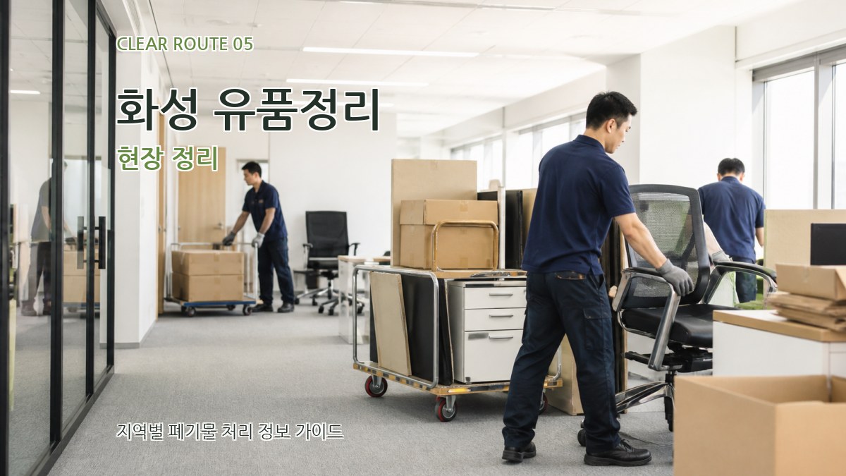 화성 유품정리 현장 정리