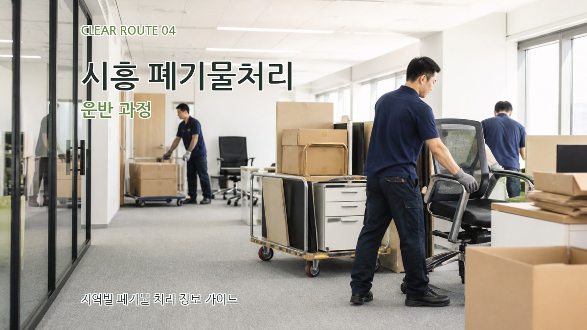 시흥 폐기물처리 운반 과정