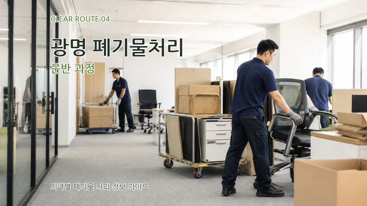 광명 폐기물처리 운반 과정