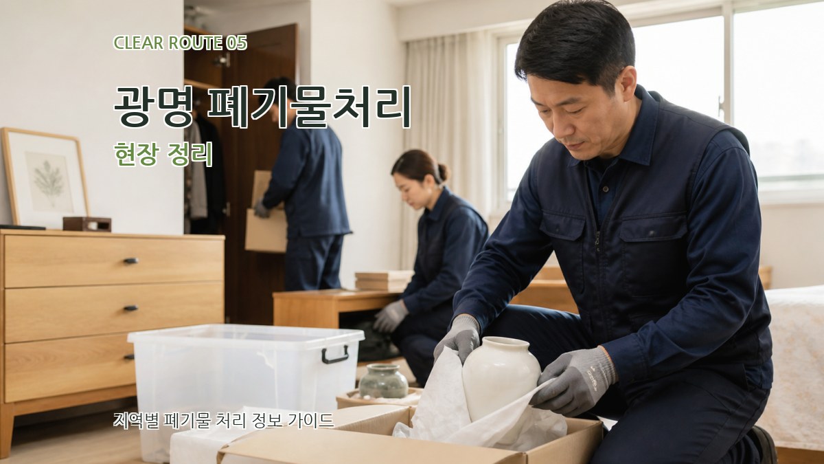 광명 폐기물처리 현장 정리