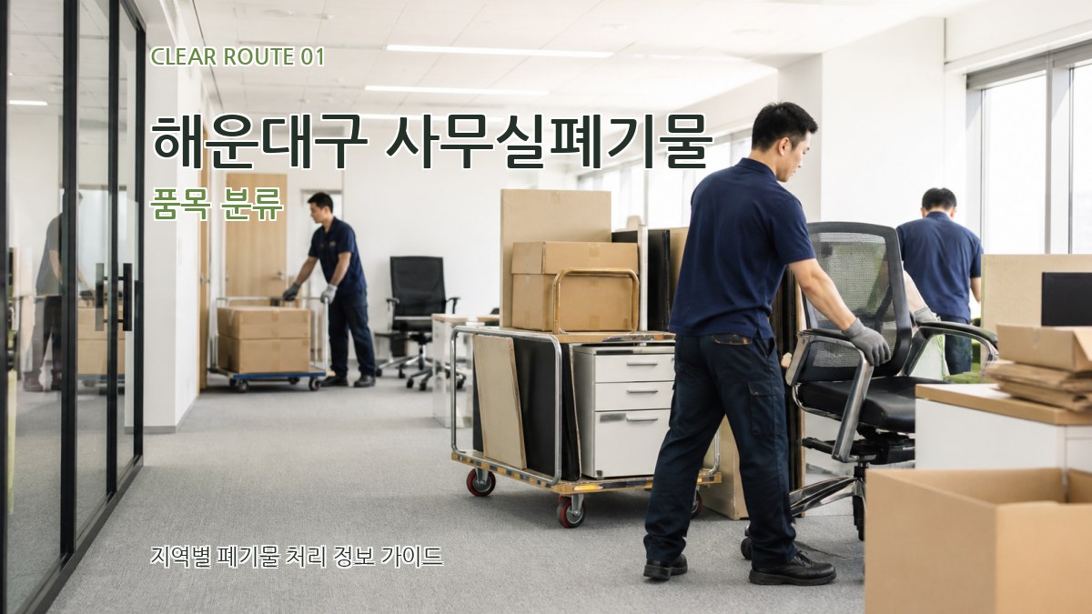 해운대구 사무실폐기물