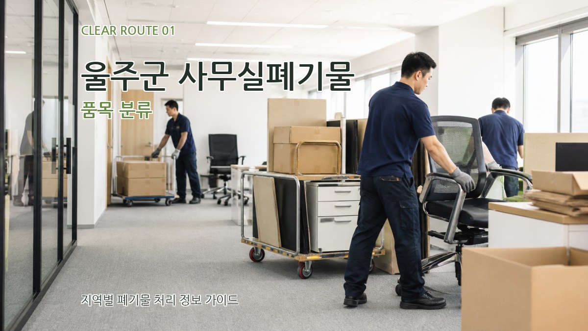 울주군 사무실폐기물