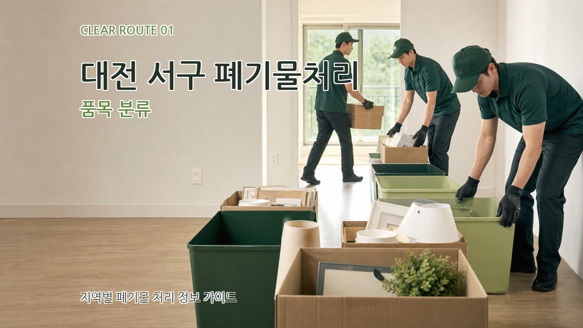 대전 서구 폐기물처리