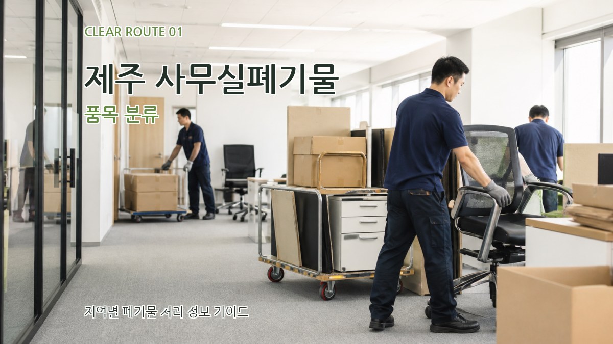 제주 사무실폐기물
