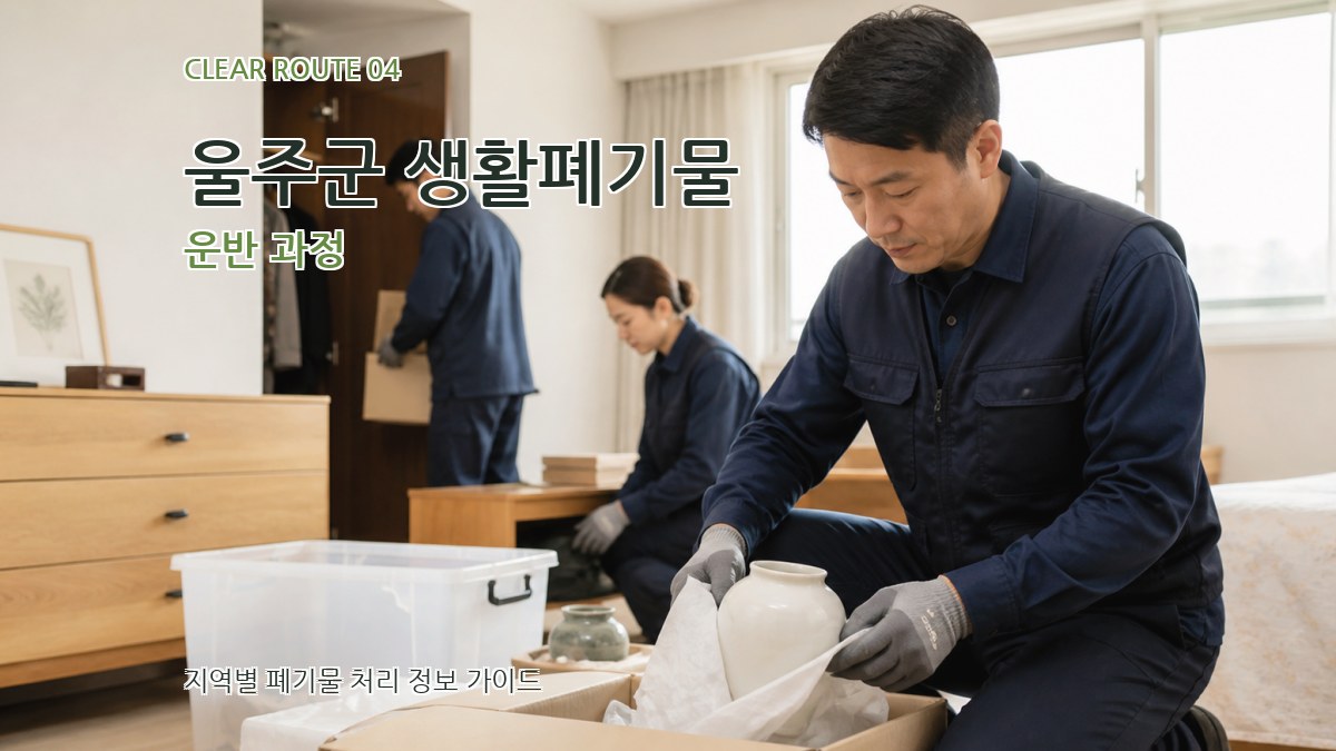 울주군 생활폐기물 운반 과정