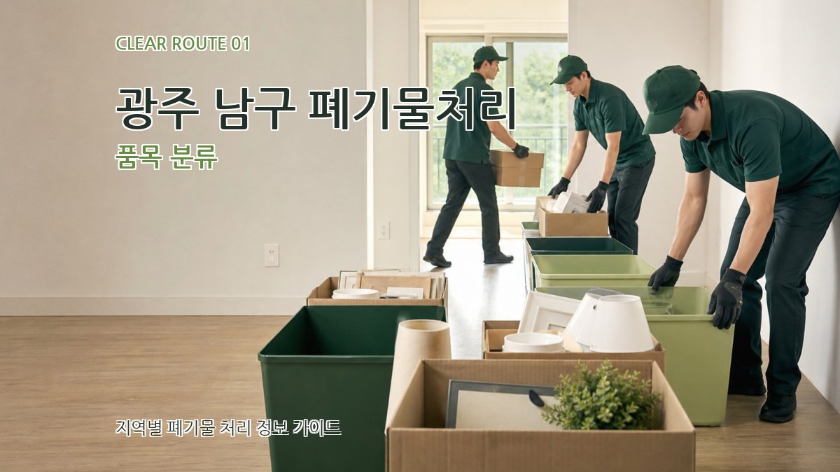 광주 남구 폐기물처리