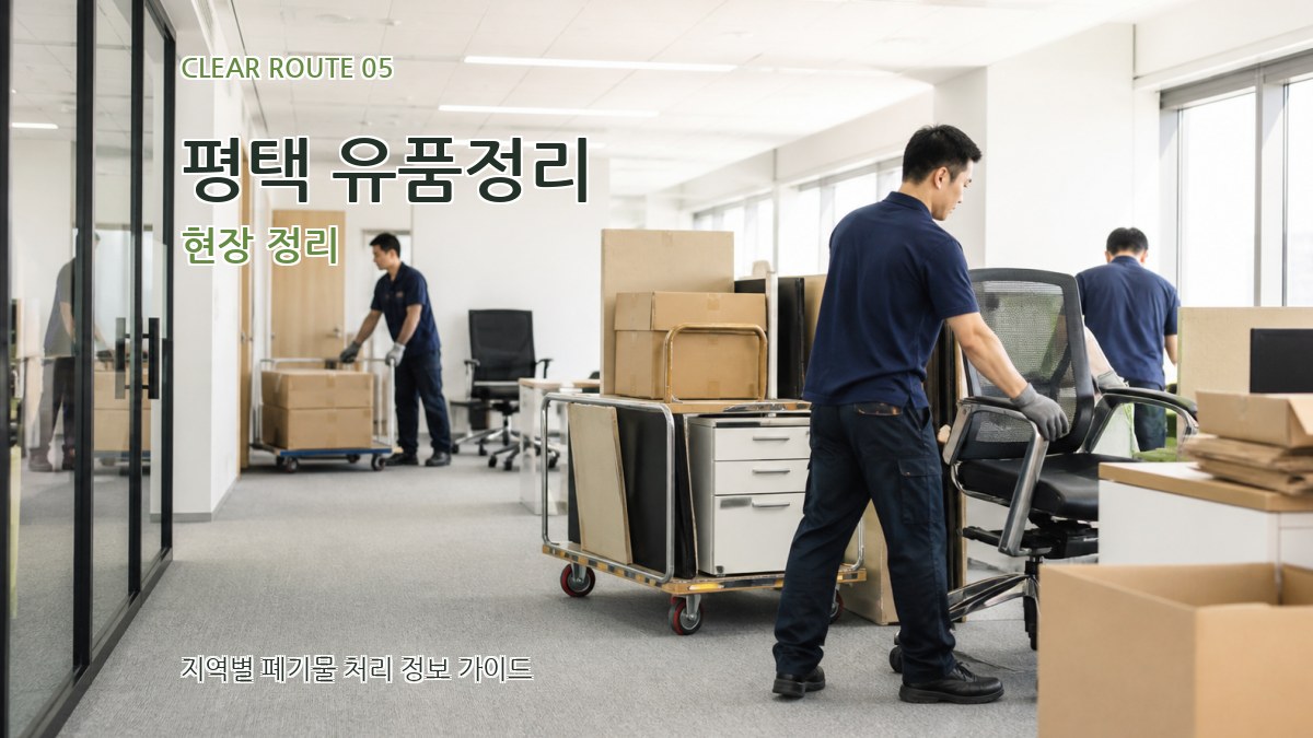 평택 유품정리 현장 정리