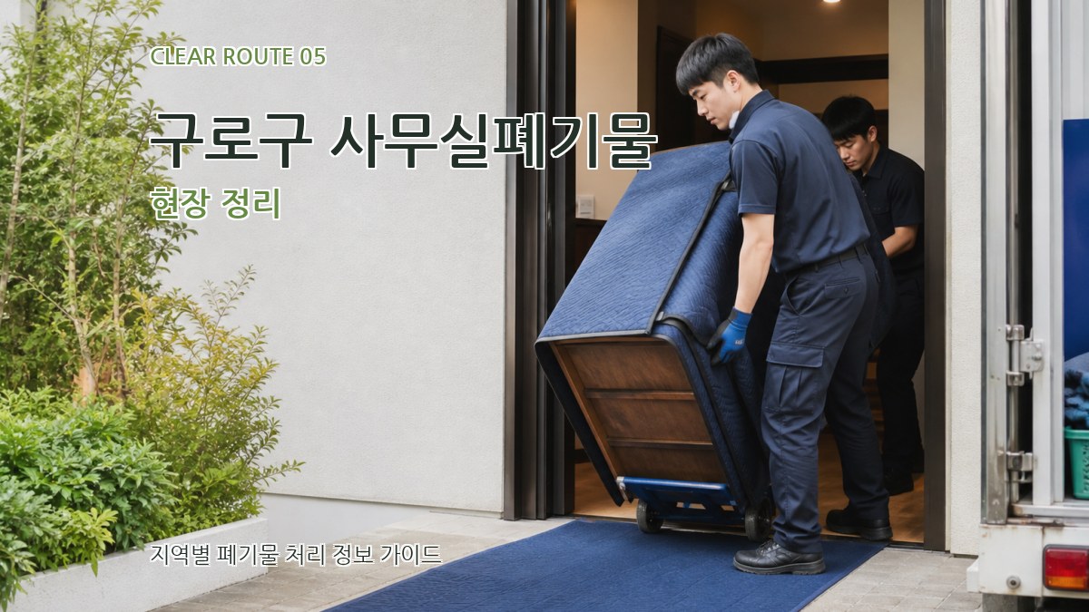 구로구 사무실폐기물 현장 정리