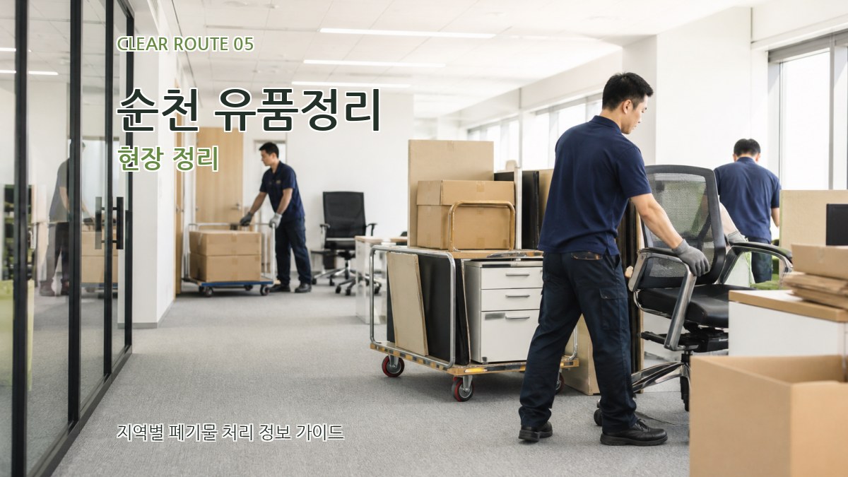 순천 유품정리 현장 정리