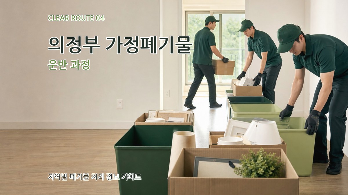 의정부 가정폐기물 운반 과정