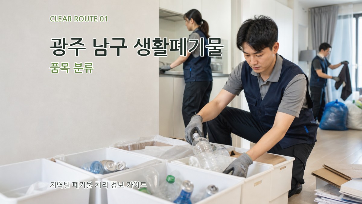 광주 남구 생활폐기물