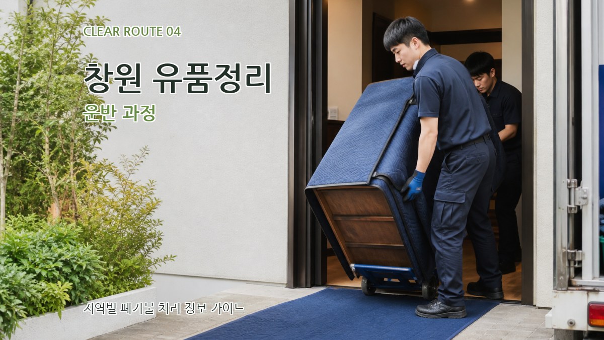 창원 유품정리 운반 과정