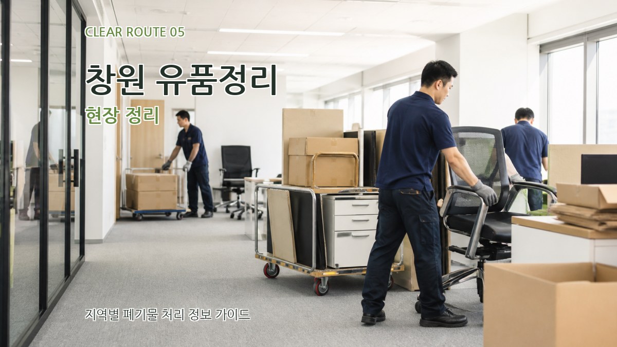 창원 유품정리 현장 정리