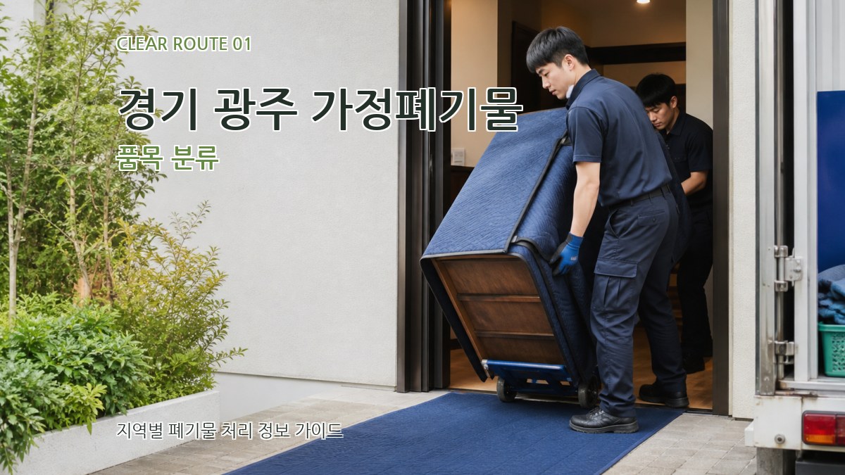 경기 광주 가정폐기물