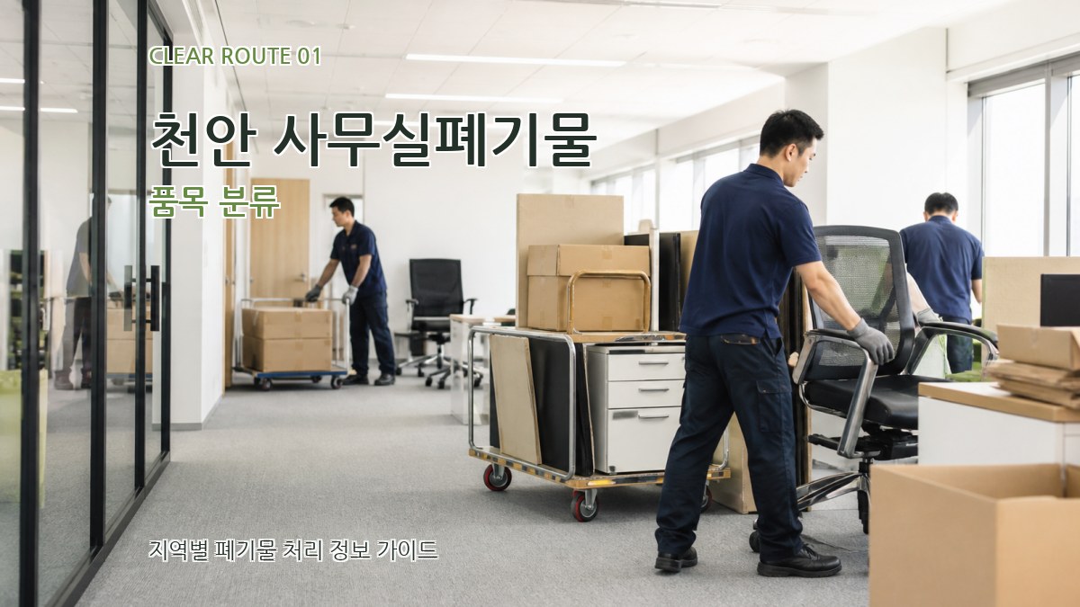천안 사무실폐기물
