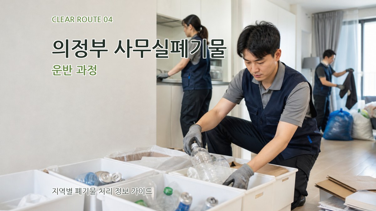의정부 사무실폐기물 운반 과정