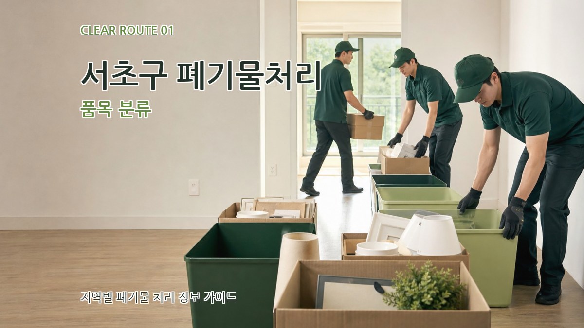서초구 폐기물처리