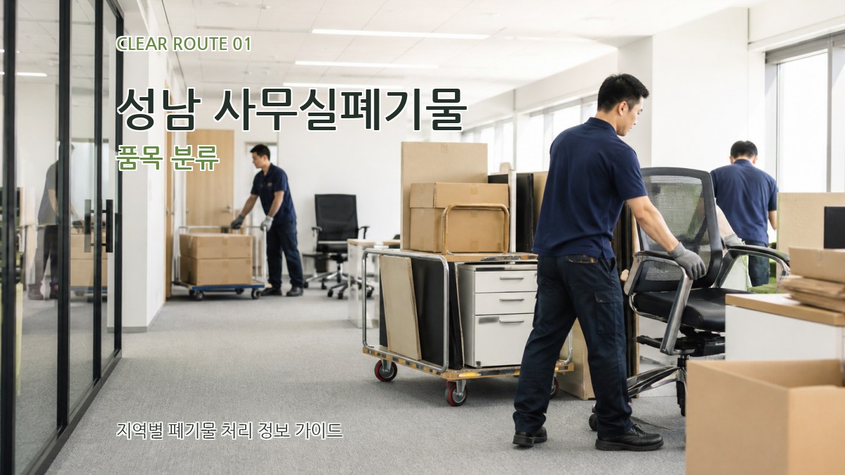 성남 사무실폐기물