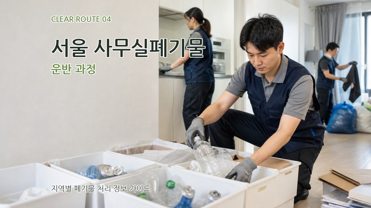 서울 사무실폐기물 운반 과정