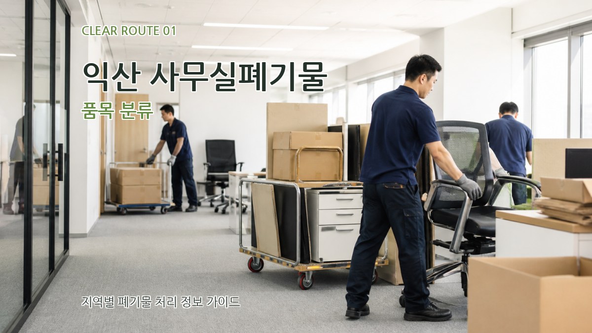 익산 사무실폐기물